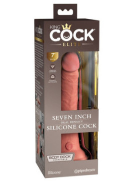 7“ Dual Density Silicone Cock